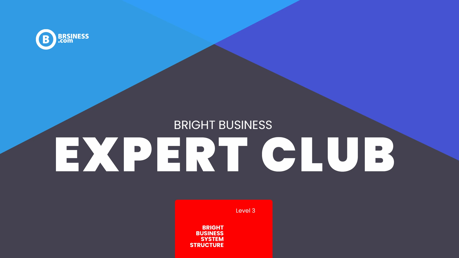 Bright Business Expert Club — Membership Level 3